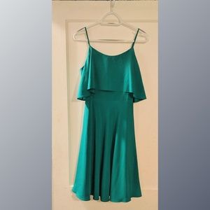 Ann Taylor Factory Sleeveless Flutter Bodice Dress